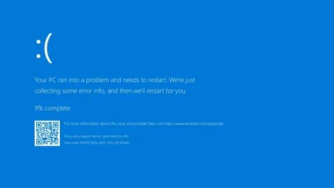 Проблема синего экрана windows 10