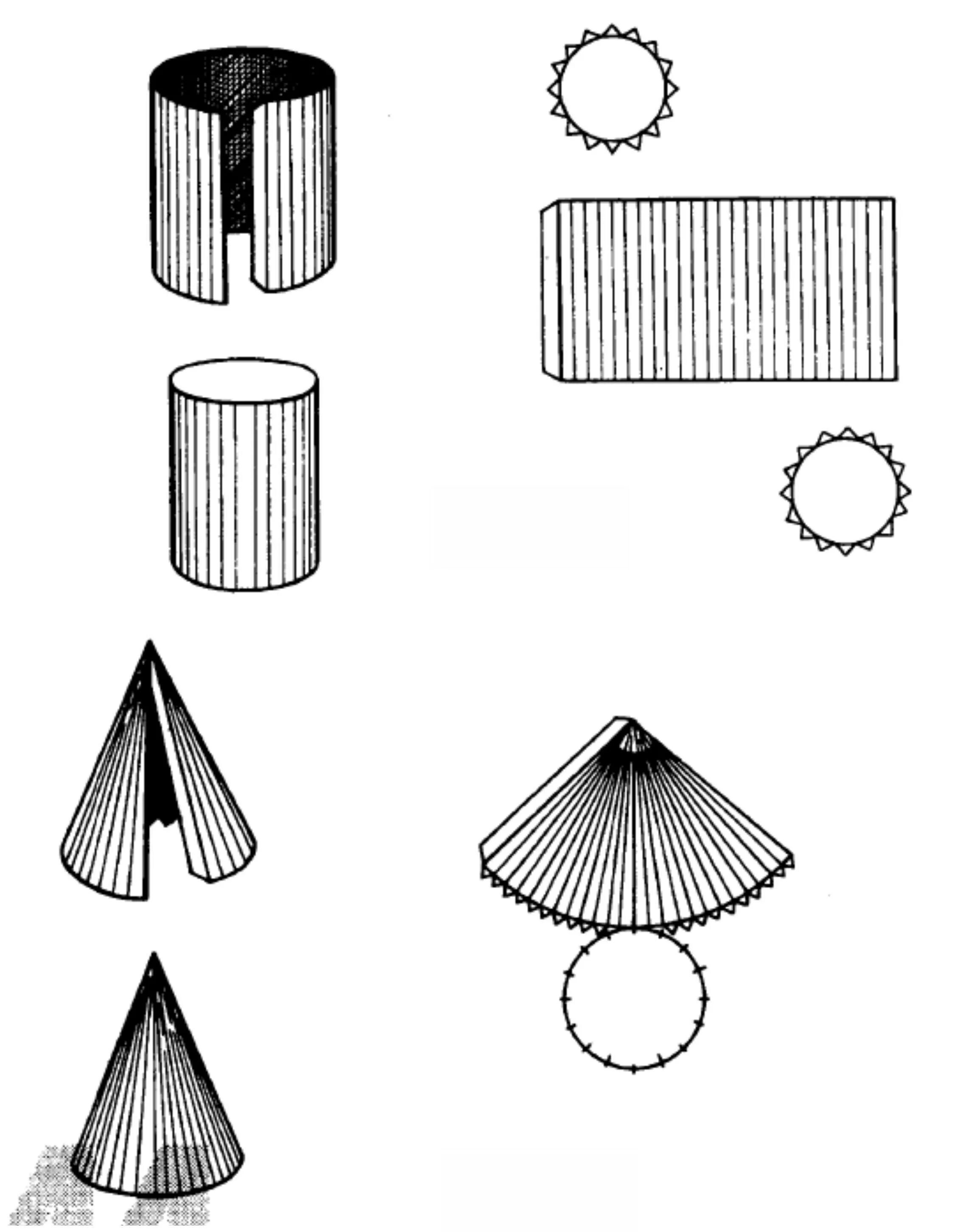 Развертка объемной фигуры конус. Модель цилиндра для склеивания. Развертка конуса. Сделать цилиндр конус. Развёртка конуса для склеивания.