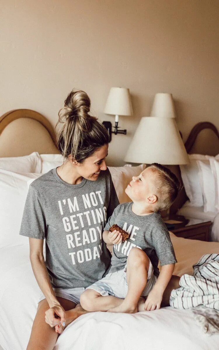 Mom and her friend and son