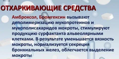 Амброксол и бромгексин