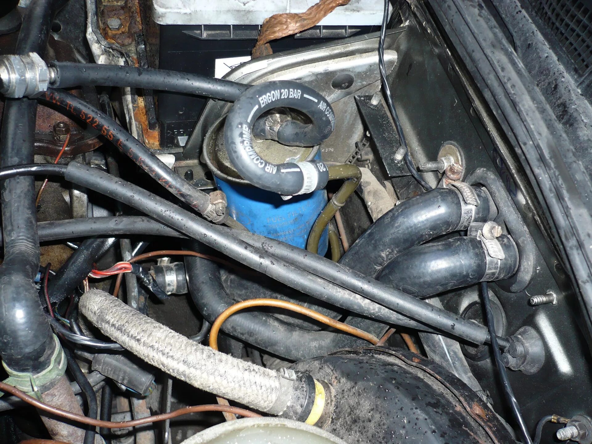 Промывка системы ОЖ, краник печки и прикрутил подкрылок - Lada 21043, 1,8 л, 199