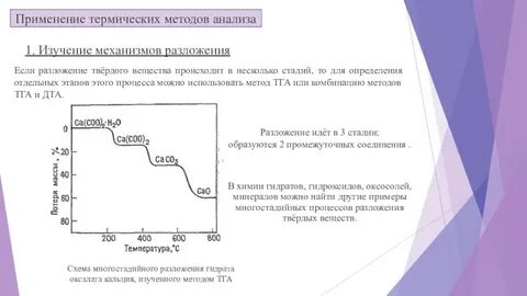 Термические методы применяют