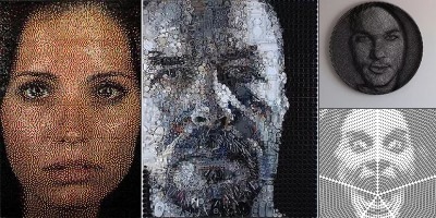 портрет из кругов