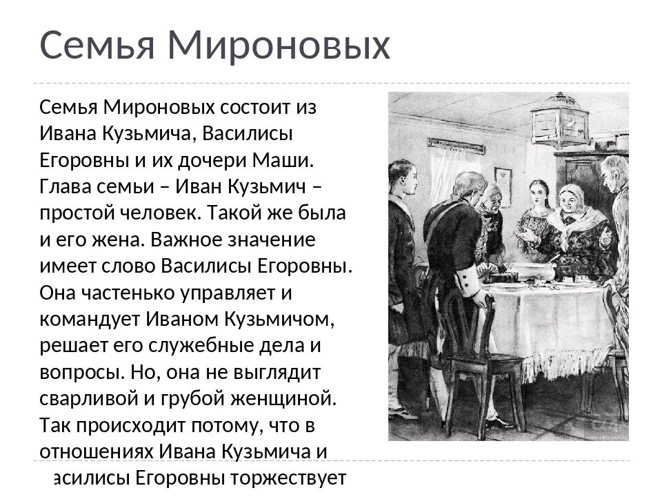 Краткое содержание 12 главы капитанской дочки. Семья капитана Миронова. Семья Мироновых Капитанская дочка. Семья Маши Мироновой из капитанской Дочки.