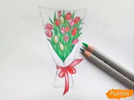 Букет поэтапно