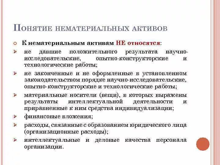 Нематериальных активов статья. Что относится к нематериальным активам. К НМА не относятся. Нематериальными активами являются. Что относится к нематериальным активам организации.