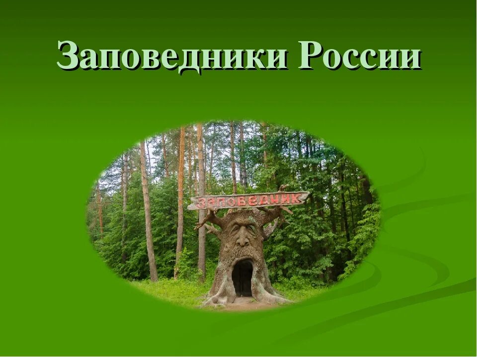 Использование заповедников