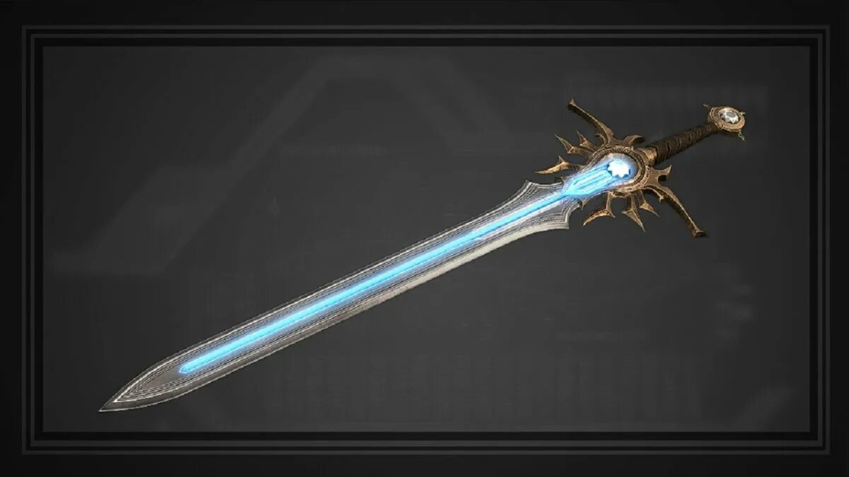 Меч Тираэля. Легендарный двуручный меч. Элдруин меч. Меч из диабло легендарный.