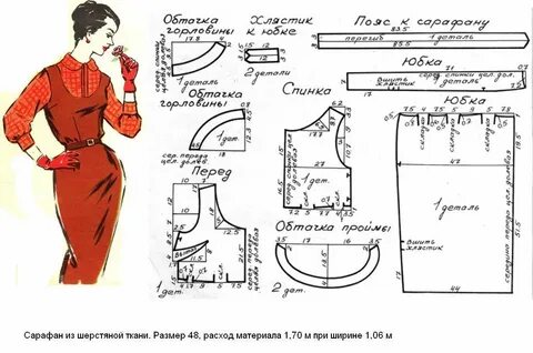 Выкройка теплого