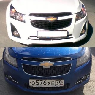 Бампер шевроле круз дорестайлинг