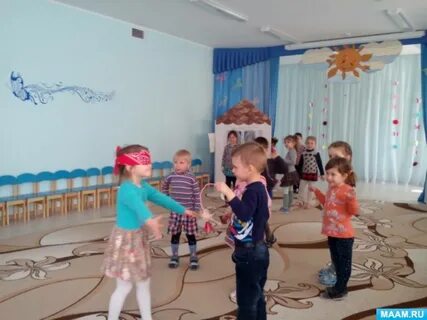 Народные игры детский сад сценарий
