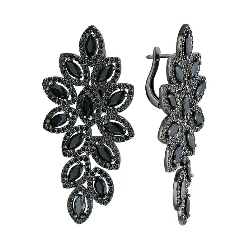 серьги серебро арт. санлайт серьги керамика серебро. серьги с черными фианитами серебро. Sokolov серьги черный серебро. санлайт серьги серебро с фианитом черным.