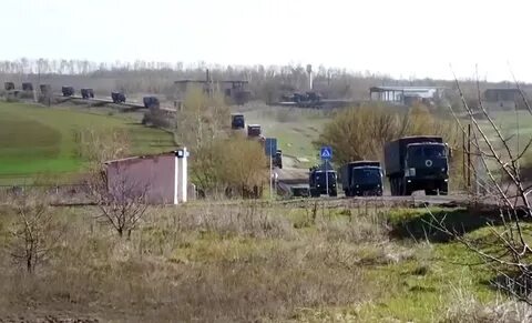 Видео колонна в курской обл