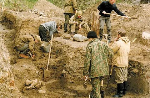 Палеолитическая стоянка древнего человека