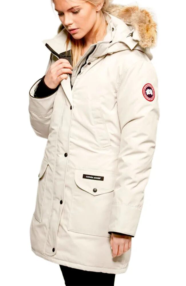 Canada Goose женская парка Аляска. Canada Goose Parka женская 00008303. Женская Аляска Канада Гус. Белая парка Канада Гус. Брендовую куртку зимнюю