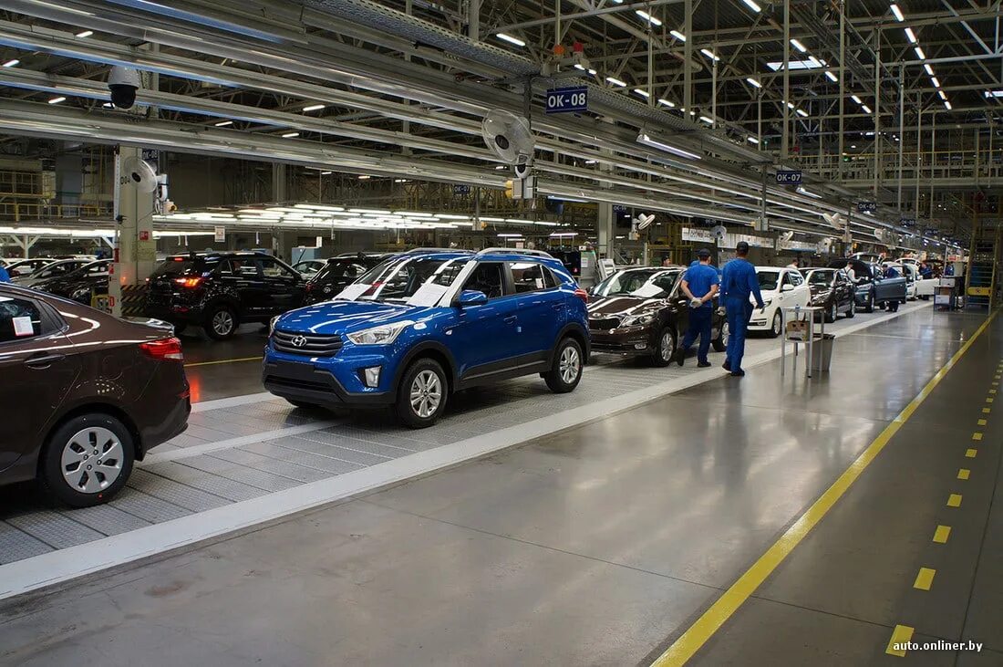 Открыли завод хендай. Завод хендэ. завод хендэ спб. автозавод hyundai. завод хендай в питере.