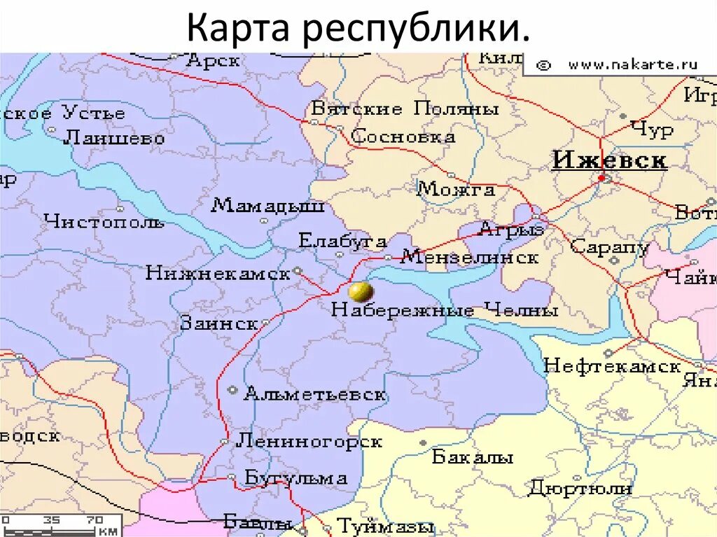 Город елабуга где находится область. Набережные Челны на карте Татарстана. Набережные Челны на карте России. Нижнекамск на карте России. Город Набережные Челны на карте России.