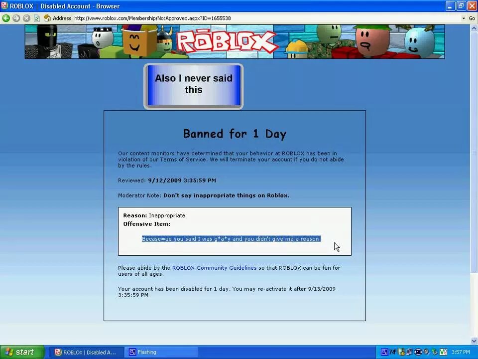 Roblox баны. Бан РОБЛОКС. Бан на 1 день РОБЛОКС. Бан аккаунта в РОБЛОКС. Забаненный аккаунт в РОБЛОКС.