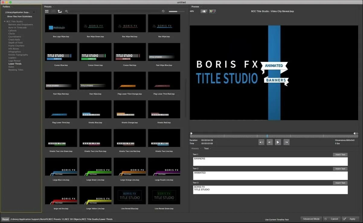 Build titling