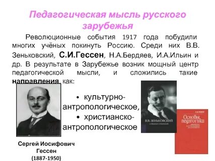 Философы русской эмиграции