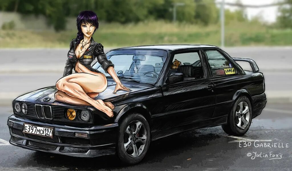 R34 нова. BMW e34 арт. БМВ е34 киберпанк. #E34 BMW Ukraina.