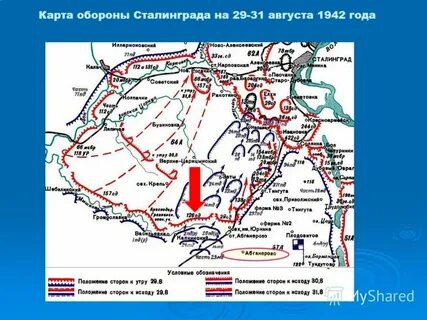 Карта лета 1942