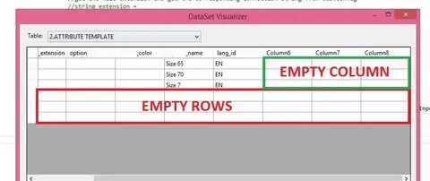 Empty row