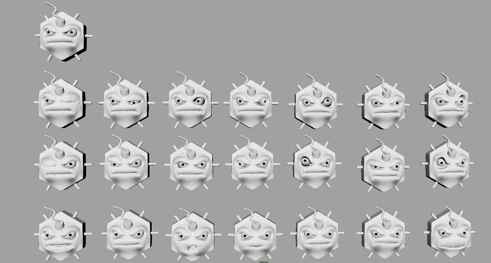 Unity shapes. Блендшейп. blend shapes. unity портфолио.