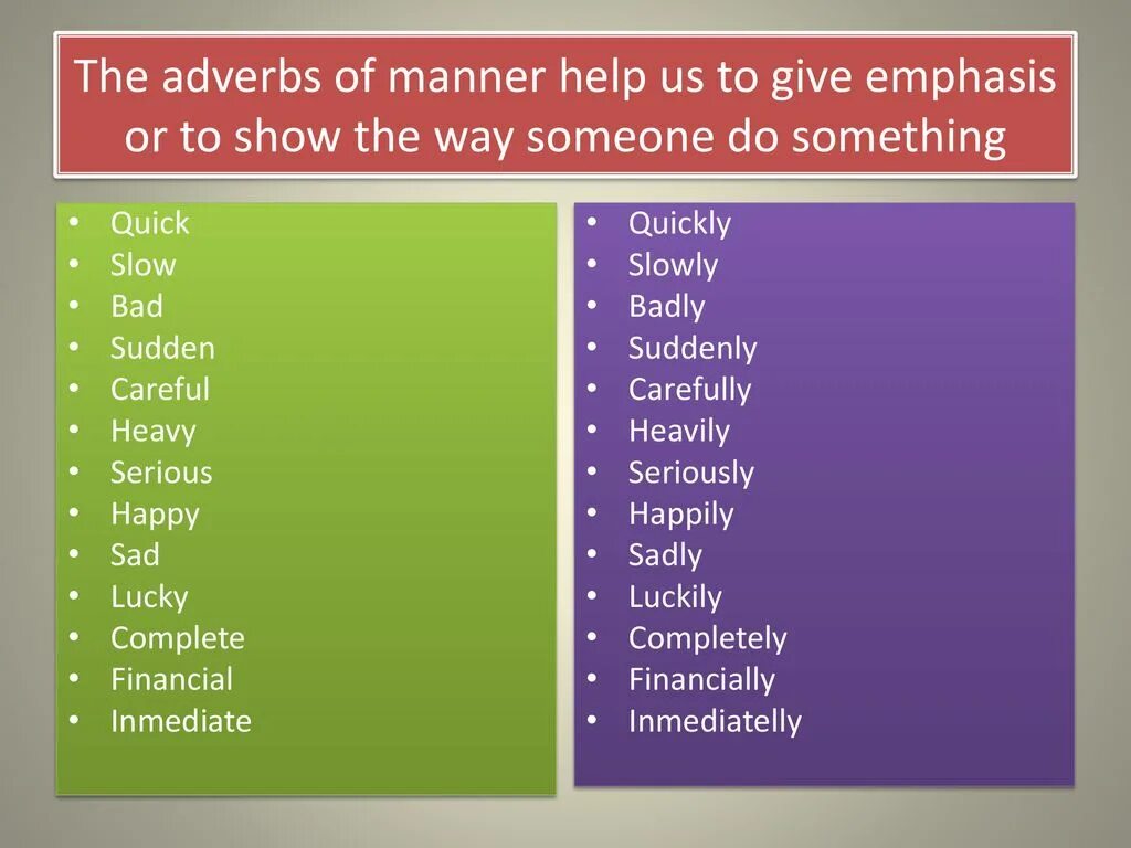 Adverbs of manner в английском языке. Наречия в английском adverb of manner. Adverbs правило. Adverb наречие в английском языке. Slow adjective