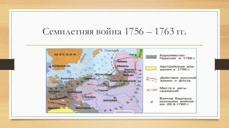 Государство противник россии в семилетней войне. Карта России в семилетней войне 1756-1763 гг. Карта семилетней войны 1756-1763. Участие России в семилетней войне 1756-1761 гг.