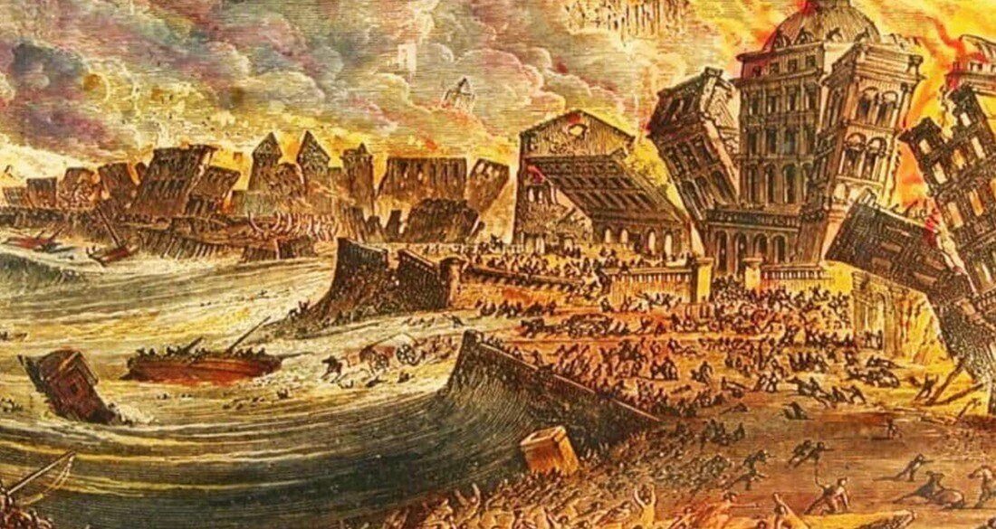 Великое Лиссабонское землетрясение 1755. Землетрясение в Лиссабоне 1755. Португалия 1755. Землетрясение в Португалии в 1755.