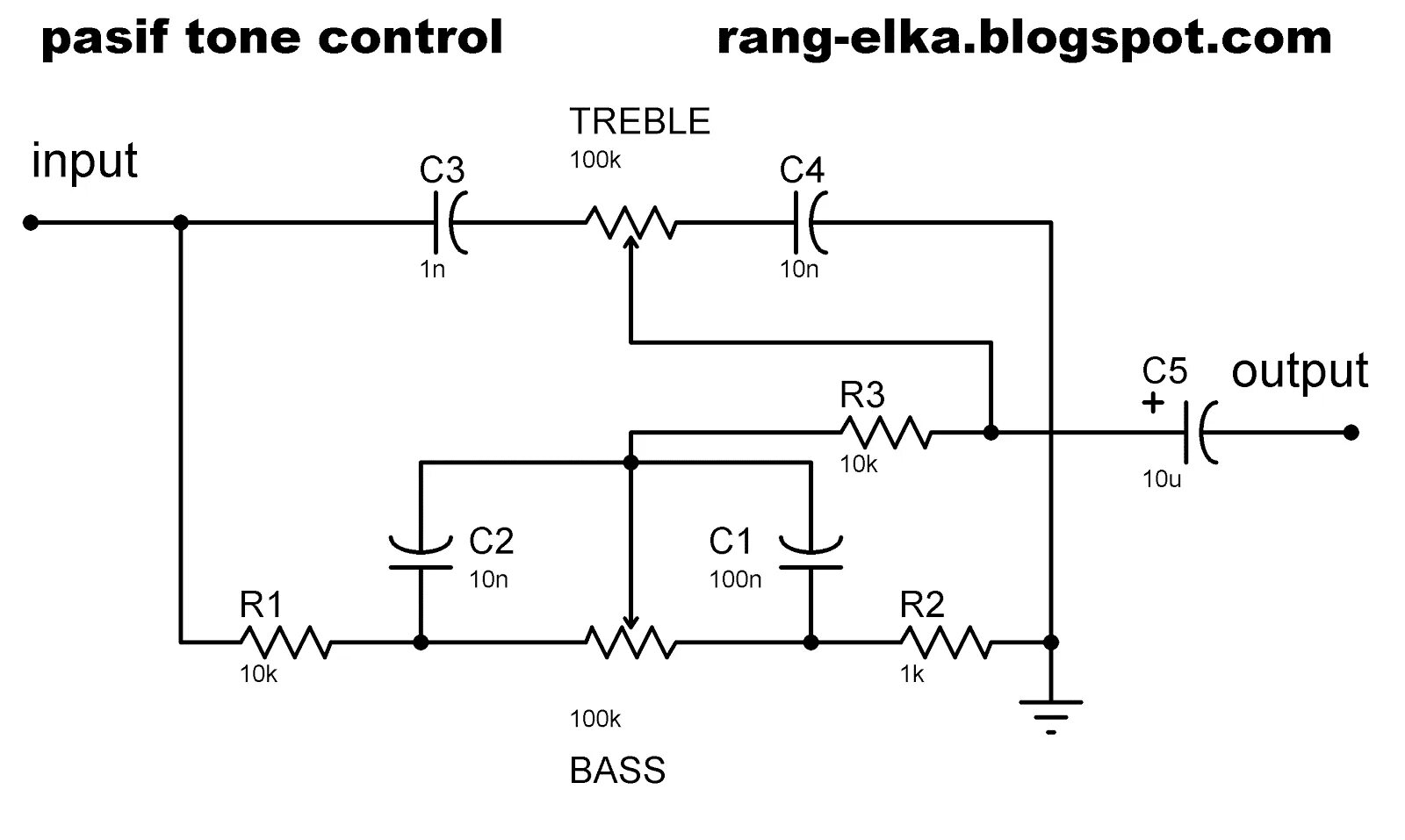 Tone Control схема. Схема колонки с Treble и Bass. Crossover Pasif схемы. Bass Control схема.