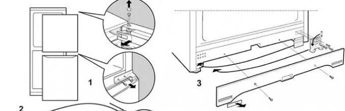 Как отрегулировать дверь холодильника. Холодильник Индезит двухкамерный регулировка двери. Регулировка дверцы холодильника Индезит. Холодильник ATLANT перевесить двери.