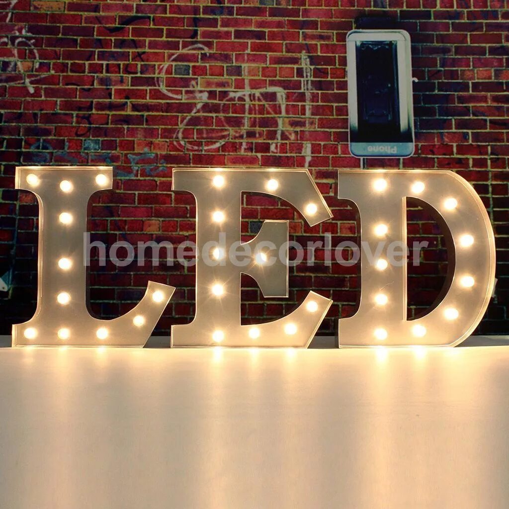 Light letters