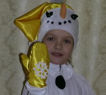 Шапка снеговика своими руками
