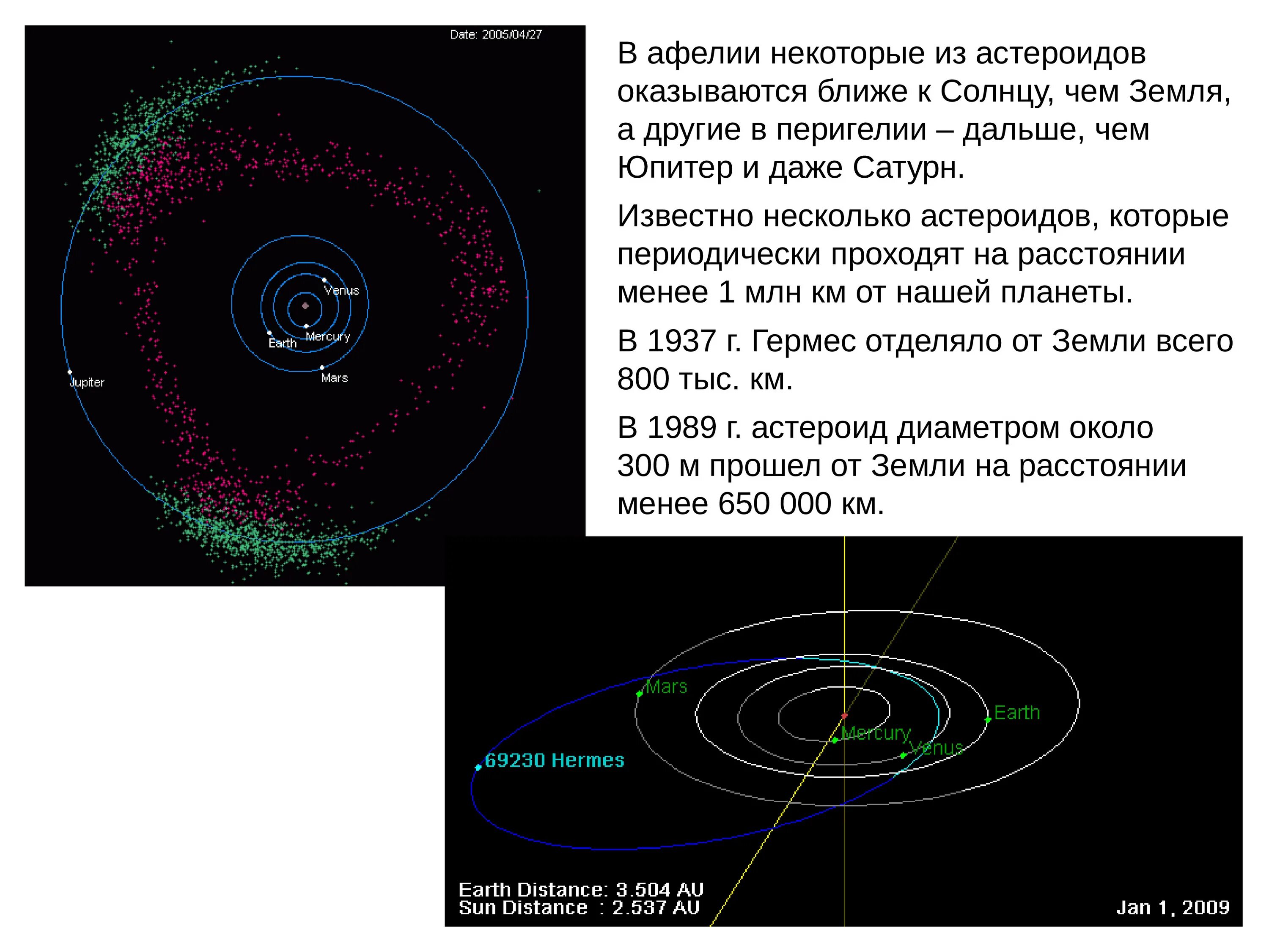 Какой астероид ближе к солнцу