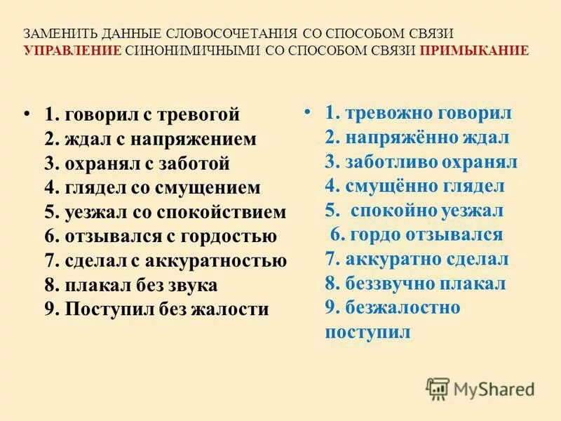 Связь управление смущенно сказал