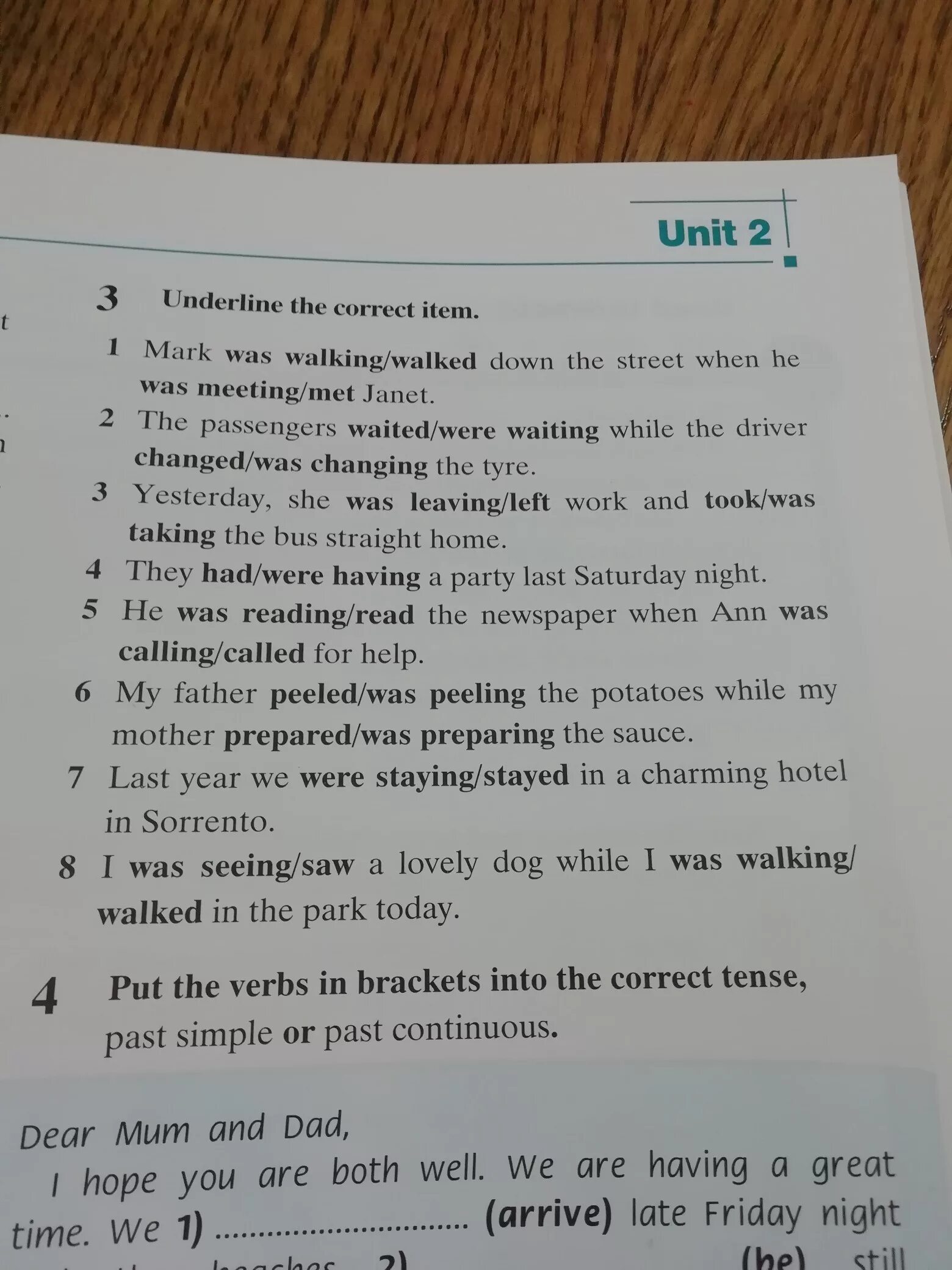 Choose the correct item. Underline the correct verb 5 класс. Put the verbs in Brackets into the correct Tense. Fill in the correct Word 5 класс ответы.