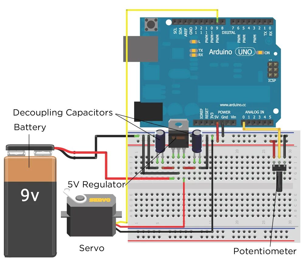 Arduino uno потенциометр. Потенциометр и сервопривод ардуино. Dm556s ардуино.