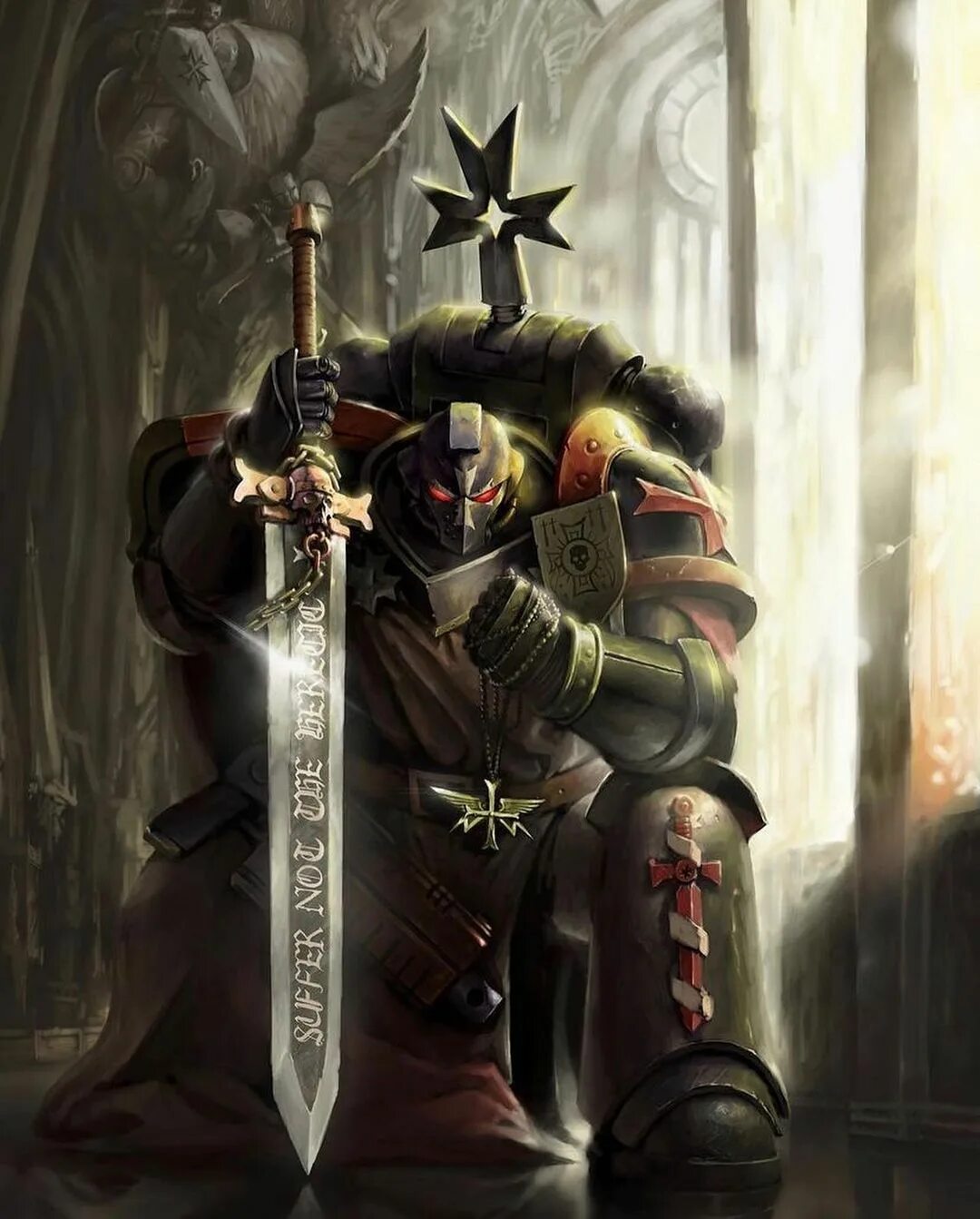 Вархаммер 40000 black templars арт. Warhammer 40000 black templars. Warhammer 40000 black templars. Чёрные храмовники warhammer 40000. Warhammer 40000 black templars.