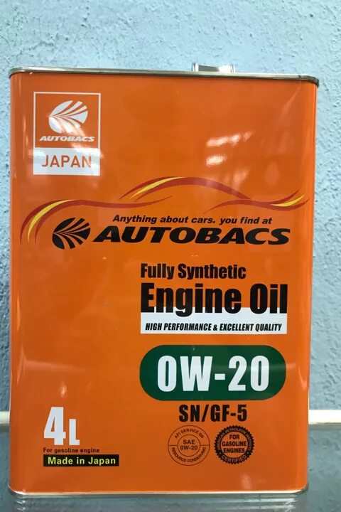 AUTOBACS 0w20 SP. AUTOBACS fully Synthetic 0w-20 SN/gf-5. AUTOBACS fully Synthetic 5w-30 SN/CF/gf-5. 0w20 SN gf-5.