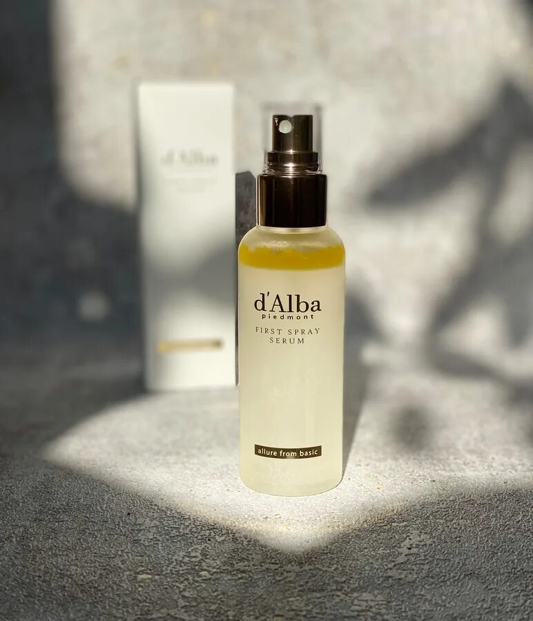 White truffle first. D'Alba Piedmont first Spray Serum. D Alba refresh Aqua Serum. Спреис. Спрей Альба с трюфелем оригинал и подделка.