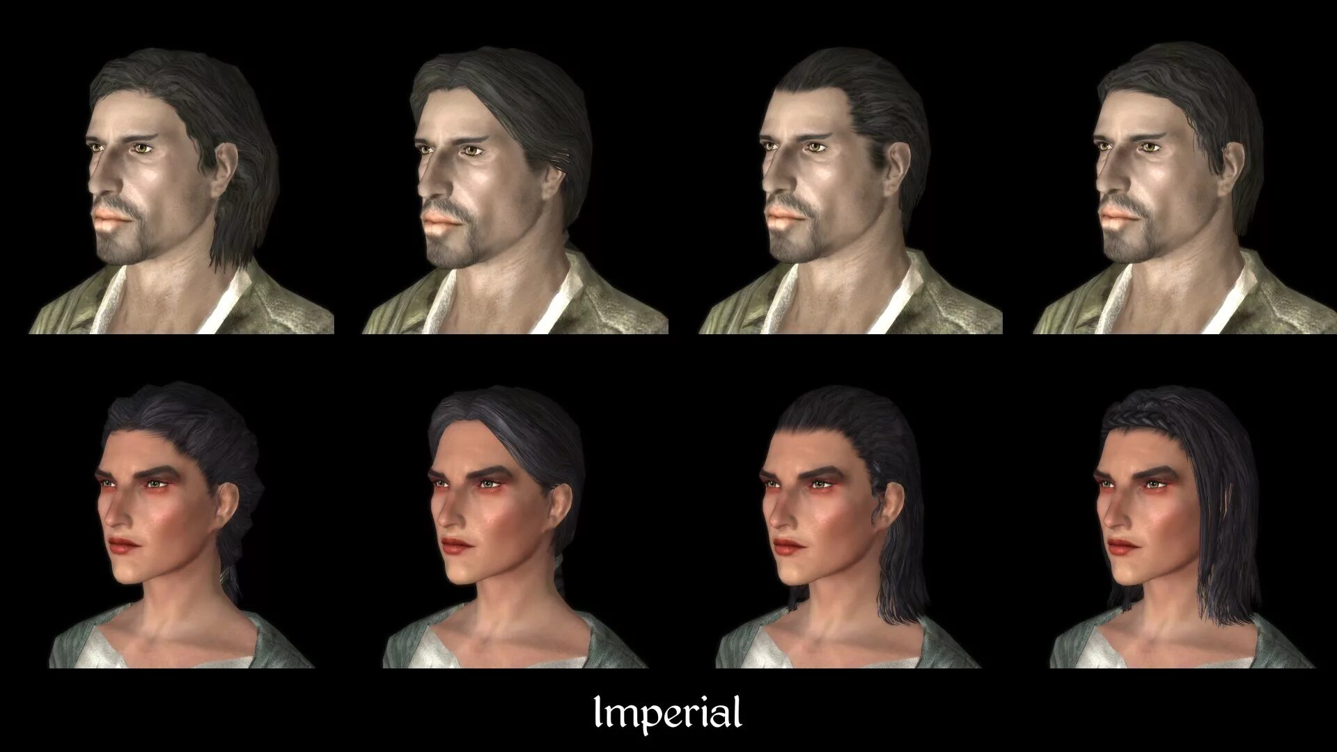 Skyrim моды прически
