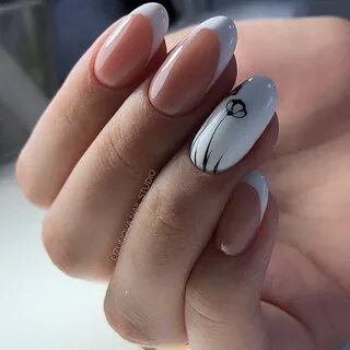 Маникюр на овальную форму