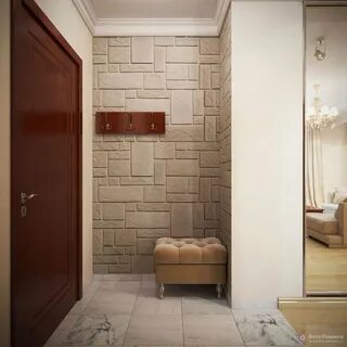 Стены в прихожей плиткой фото