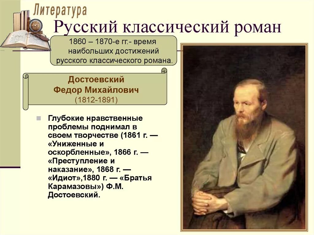 Какие проблемы поднимает достоевский. Писатели второй половины 19 века. нравственные проблемы в литературе 19 века. проблемы нравственности в русской литературе.