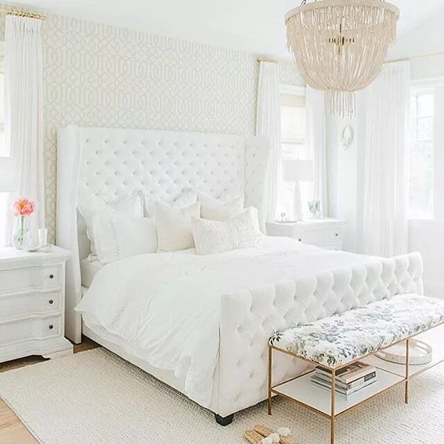 Декоративный кирпич White bedroom design, Contemporary bedroom, Minimalist bedro