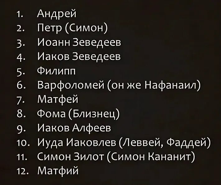 Ученики апостолов иисуса христа. 12 Учеников Иисуса Христа имена список. Имена апостолов Иисуса Христа. Имена 12 апостолов Иисуса Христа. Ученики Иисуса Христа 12 апостолов имена список.