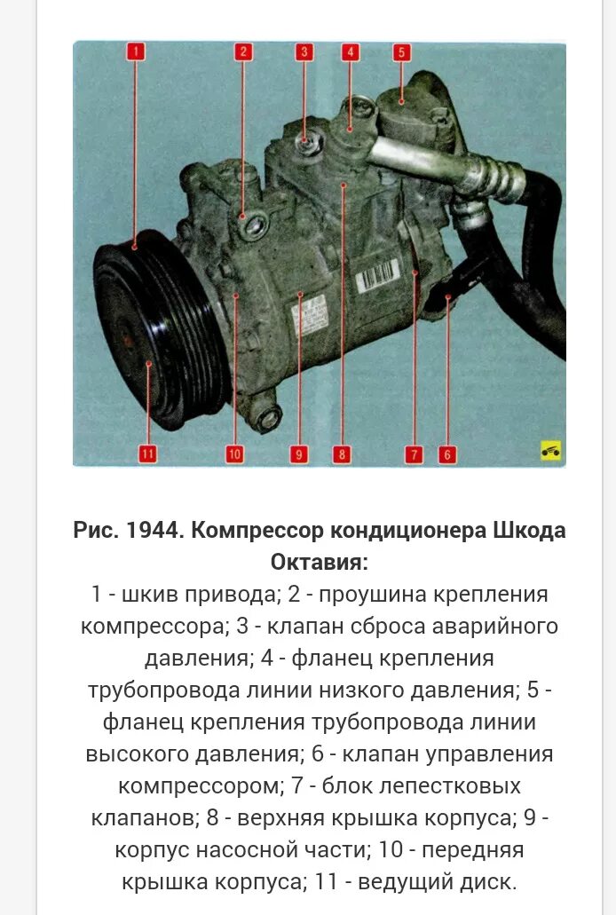 Как снять компрессор шкода октавия тур Муфты компрессора кондиционера на шкода октавия тур 1.6 цена купить по низкой