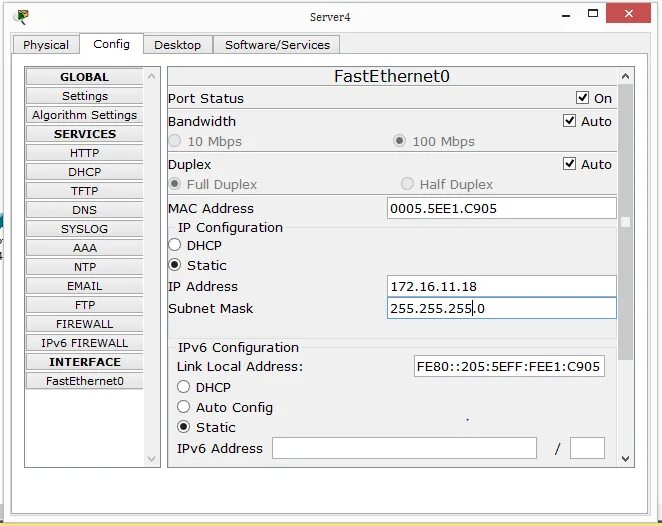 DNS пакет Трейсер. Config DHCP. DNS DHCP NTP. Настройка конфига. Configuration interface